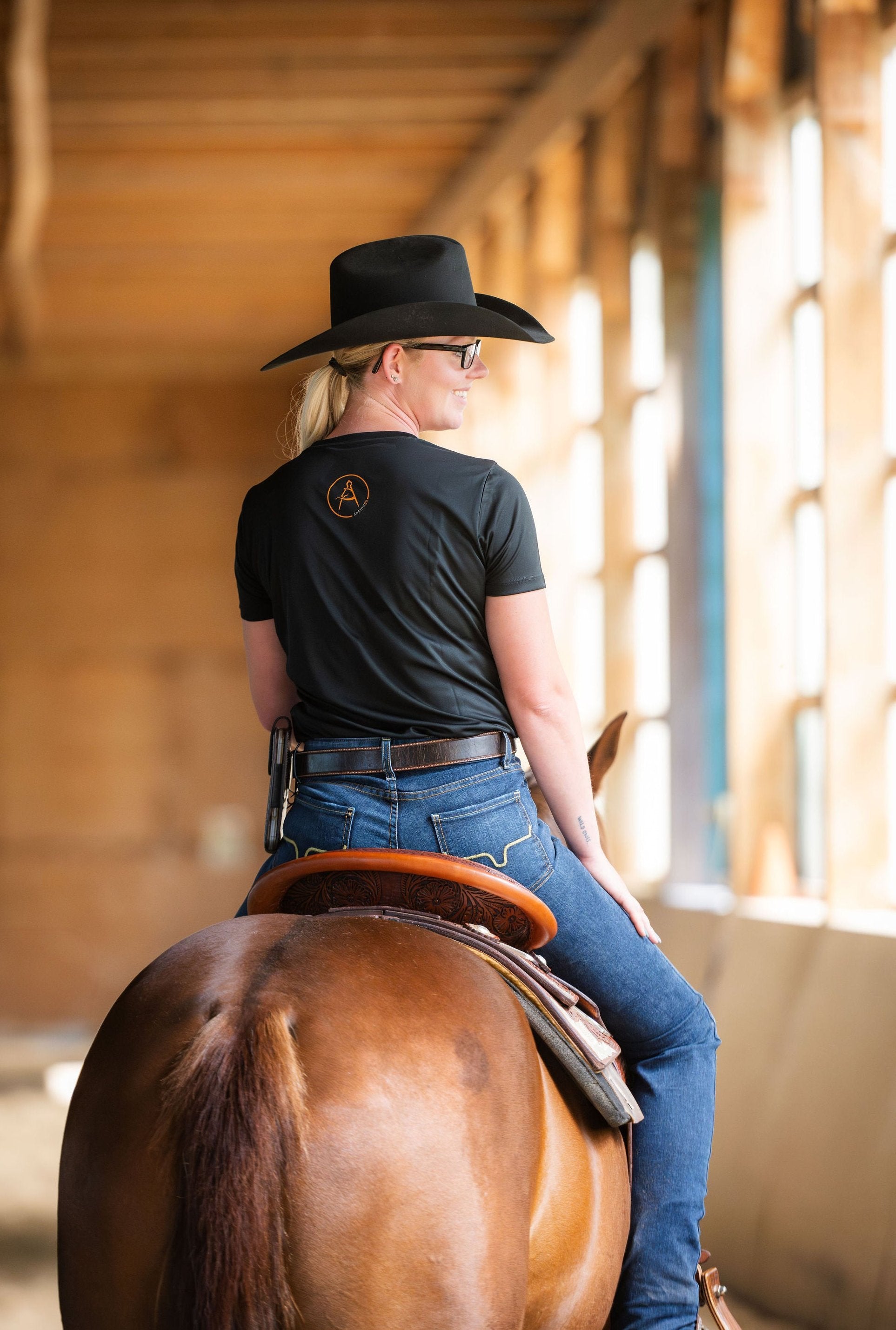 Here for the Horses® Crew Neck Tee